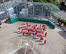 実質0円で学校などのドローン集合写真撮影いたします 校舎やグラウンドなど思い出のドローン航空写真を残しませんか？ イメージ2