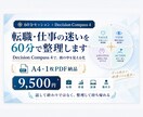 転職・仕事の迷いを60分で整理します ~価値・視点・感情・行動を整理し、次の一歩を見つけます~ イメージ1