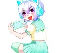 SNS、動画やゲームの立ち絵に使える絵を描きます 可愛い絵柄で老若男女、獣人や異型頭にマスコットキャラもOK イメージ8