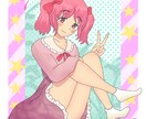 キャラクターの一枚絵を描きます 美しい光に包まれたキャラクターを、あなた好みの絵柄で。 イメージ8