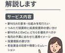 新NISAやiDeCoの知りたいこと教えます。ます わかりやすく説明するのが得意です。 イメージ2