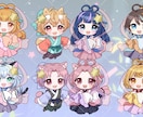 七夕のイラスト～織姫と彦星のSDイラスト制作します 七夕まつりに★単体もペアもおすすめです イメージ1