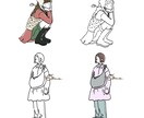 シンプルでお洒落なイラスト制作します アイコン・SNS・動画など様々な用途にてご使用いただけます＊ イメージ7