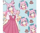 膝上までの立ち絵を描きます オーダーメイドの立ち絵制作します イメージ5