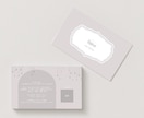 オシャレなデザインのショップカードを制作します かわいい、キレイめ、高級感どの雰囲気にも対応いたします。 イメージ9