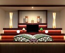葬儀社様、店舗の花装飾イメージデザインします 生花祭壇のプロだからできるデザイン企画 イメージ9
