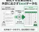 報告書をデータ化する業務特化プロンプトを作成します 社外秘も安心。日報をExcel化するプロンプトを設計します。 イメージ1