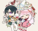 ミニキャラのイラスト描きます グッズ等に使えるゆるかわいいミニキャラのイラストです イメージ5