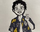 いろんなタッチであたなの気に入る似顔絵描きます アニメ風、ポップな似顔絵、ゆる可愛い似顔絵かきます！ イメージ6
