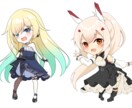 イラスト全般描きます SNSのアイコン、1枚絵、live2Dのキャラデザ等 イメージ8
