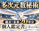 2万文字｜20年分年表＋数秘鑑定書をお届けします 能力・使命・仕事・お金・周りから見た姿・苦手の補い方が分かる イメージ1