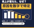 Amazon売上不振の原因を特定し改善策を出します Amazon広告認定パートナー企業が数字で切り分けます イメージ1