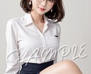 5枚+1枚プレゼント♡AI美女♡画像生成代行します 商用可能だからSNSや広告にオススメ！ イメージ3