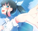 サムネイルやキャラ立ち絵などイラスト全般制作します バストアップから引きの構図まで幅広く対応しています イメージ1