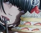 印象に残る魅力的なアイコン・イラスト描きます 大人っぽい！SNSや配信活動で覚えられやすい！背景や1枚絵◎ イメージ5