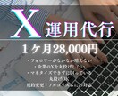Xの運用代行を致します まずは1カ月、私達にお任せ下さい！ イメージ1