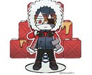 迅速対応・商用利用可！SDイラスト作成いたします 表情差分2種まで無料　歌い手/Vtuber/YouTuber イメージ4