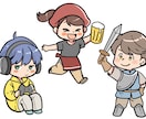 ポップで目立つ!可愛いデフォルメキャラ描きます カラフルで目立つミニキャラ！アイコンやヘッダーにぜひ！ イメージ6