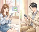 おはよう♡からおやすみ♡までお話しできます 女性と気軽にお話ししたい方に向けた雑談サービスです イメージ2