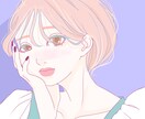 シンプルでおしゃれなアイコン・イラスト作成します 女性が得意ですが、男性も描けます イメージ1