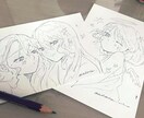 女の子のイラストを描きます プレゼント、インテリア、コレクションにいかがでしょうか。 イメージ4