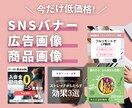 低価格でSNSバナー・広告画像を作成します 実績多数｜お客様のニーズにあった画像デザインを作成します イメージ1