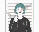 お写真を元におしゃれな線画イラスト制作します Twitter、InstagramなどSNSの使用に イメージ1
