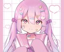 最低価格で可愛い女の子を描きます ふわふわで可愛い絵柄❁⃘*.ﾟ イメージ1