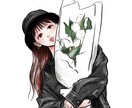 手書き風のお洒落なアイコン用イラスト描きます 自身の写真などをイラストにしてアイコンにしませんか？ イメージ1