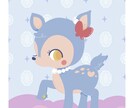 動物キャラクター制作します 淡い色と可愛いキャラクターを制作します イメージ3