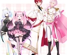 サムネイル・キービジュ✦一枚絵イラスト作成します 商用利用OK！サムネ・お披露目・キービジュなど♥ イメージ4