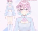 可愛いVTuber用パーツ分けイラストを描きます 【5名様限定】実績獲得のため、特別価格でイラストを描きます！ イメージ4