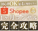 Shopee物販を1ヶ月徹底コンサルします 初心者OK/1対1で完全カスタマイズサポート/現役セラー イメージ1