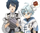 可愛いアイコンイラストや一枚絵を制作します SNSや動画配信などにどうぞ！ イメージ4