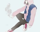 あなただけのSNSアイコン制作いたします シンプル可愛いイラストで自分のSNSを表現してみませんか イメージ6