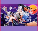 キャラの立ち絵や1枚絵を制作します かわいいイラストなら任せて下さい！！ イメージ6