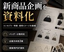 バッグ・小物の商品企画資料を作ります コンセプト・特徴・使用イメージを提案用に整理します イメージ1