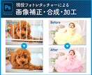 画像補正・合成・加工承ります 印刷会社での実務経験あり！現役レタッチャーが担当します イメージ1