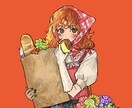可愛い女の子を描きます コミック調やリアル調などご要望に応じて対応可能です♪ イメージ1