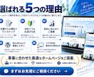 WordPressで集客につながるHPを制作します 企画・デザイン・構築・スマホ対応ワンストップ初めて丸投げOK イメージ3