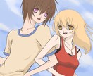 可愛い女の子や男の子のキャラクターを描きます 可愛い女の子や男の子が得意です。かっこいい絵柄もかけます。 イメージ4
