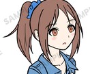 SNS用アイコン描きます 女の子のアイコンイラスト描きます！ イメージ4
