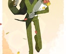 異形頭のオリジナル一枚絵イラスト制作します 異形ならではの世界観を丁寧に描きます イメージ5