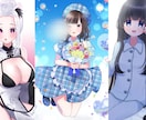 多用途イラストお描きします 1枚絵.グッズ.オリジナル.立ち絵.動画用サムネイルなど イメージ6