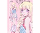 商用利用も！オシャレで可愛いイラスト描きます アイドル・グッズ・Vtuber・配信用・生誕祭・イベント イメージ3