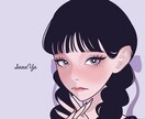 商用OK❣️クールで大人可愛いイラスト描きます 活動者様歓迎✨サムネ・アイコン・グッズ用イラスト・似顔絵など イメージ9