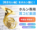 ホルンの耳コピ楽譜作ります/学割あります 吹きたい曲のホルン楽譜がない方に、低価格で楽譜を作成します！ イメージ1