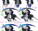 設定を元にラフ画！オプションで完成まで描きます 老若男女どんなキャラでもOK！ イメージ3