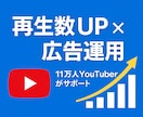 11万人YouTuberが広告運用します 1000再生～大手事務所も利用する広告手法で動画を成長へ イメージ1