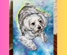 魂の輝きを描くペット似顔絵 原画配送致します うちのこアート：写真とエピソードから光を紡ぐアナログ原画 イメージ9